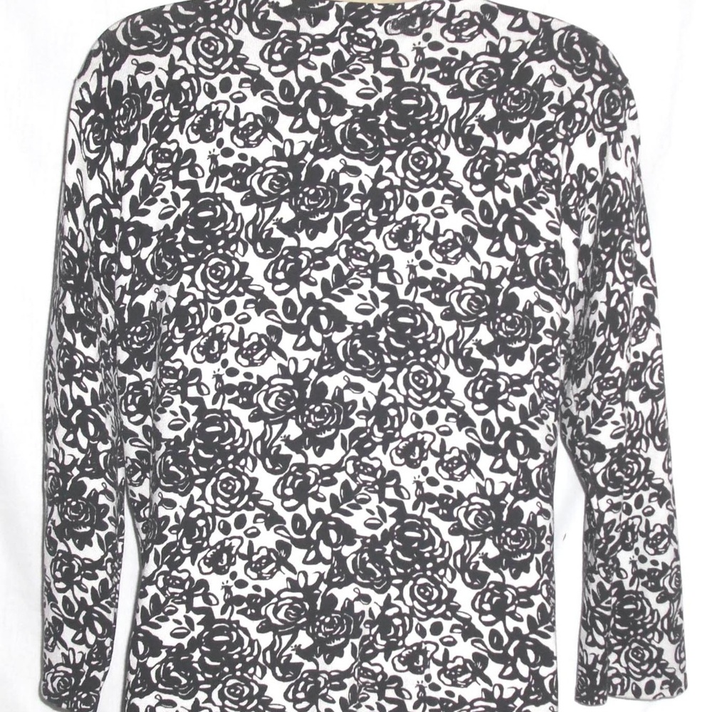 SARAH SPENCER sweater Silk blend Cardigan Floral - Picture 3 of 4